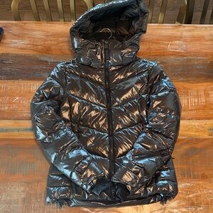 Fire + Ice Women's Black Puffer Jacket (size:4, EU:34) New- never worn